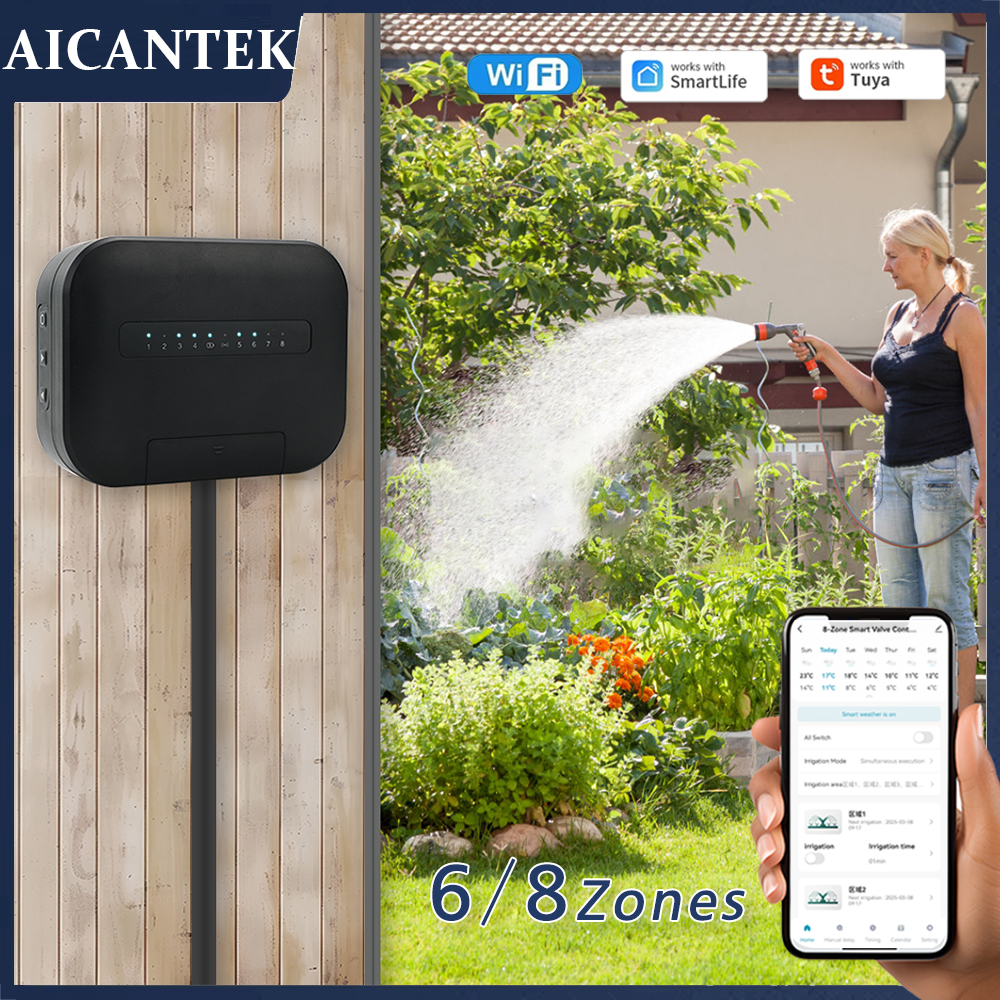 Smart Garden Watering Can - 8 Zones Wifi Tuya Smart Garden
