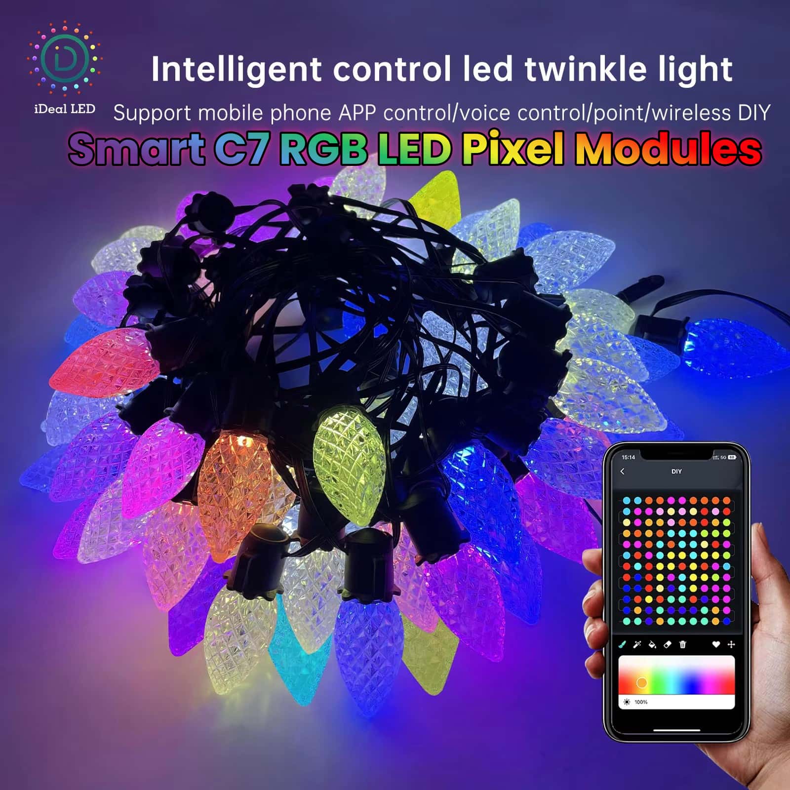 Smart Led Garden - New Smart C7 RGB LED Pixel