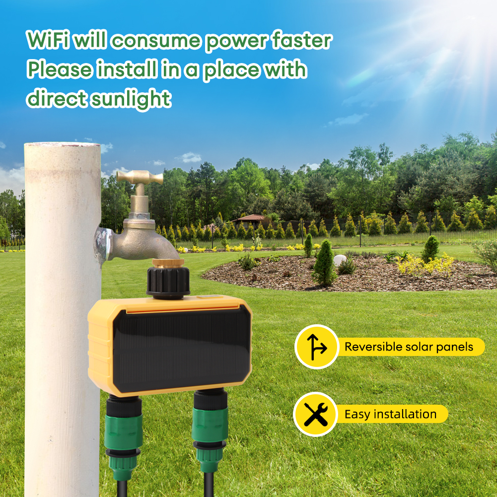 Yieryi 1-Way/2-Way WIFI Solar  - Smart Garden Watering Can 评论和价格