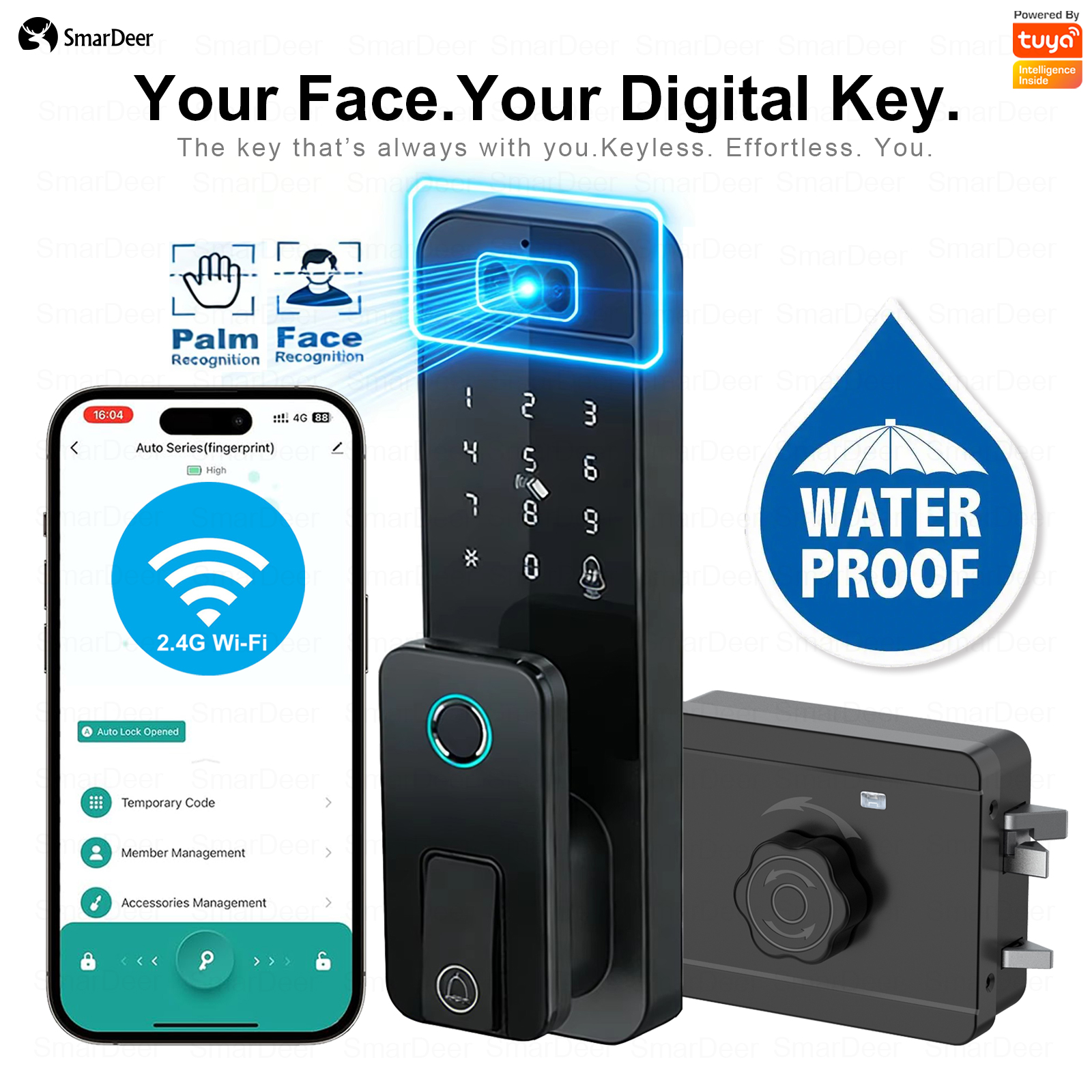 Waterproof Outdoor Smart Door  - Smart Garden Lock 评论和价格