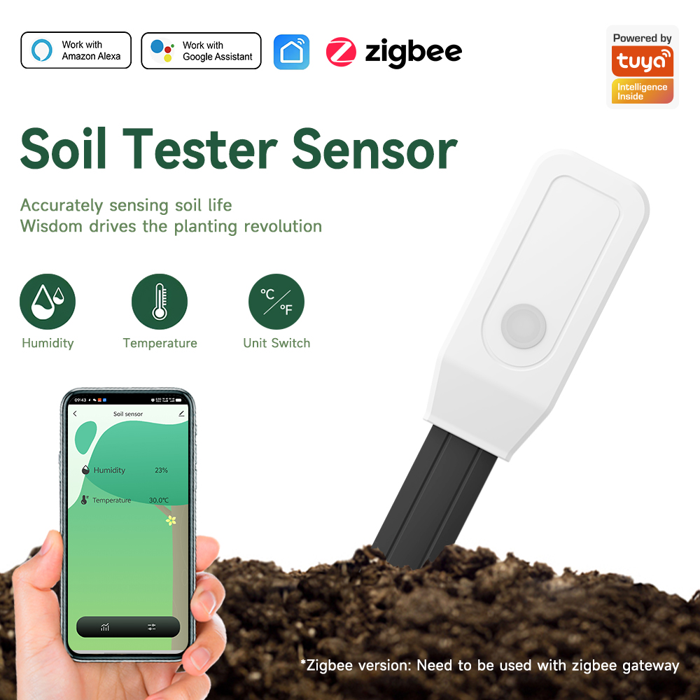 iHseno Tuya Zigbee Smart Soil  - Smart Garden Monitor 评论和价格