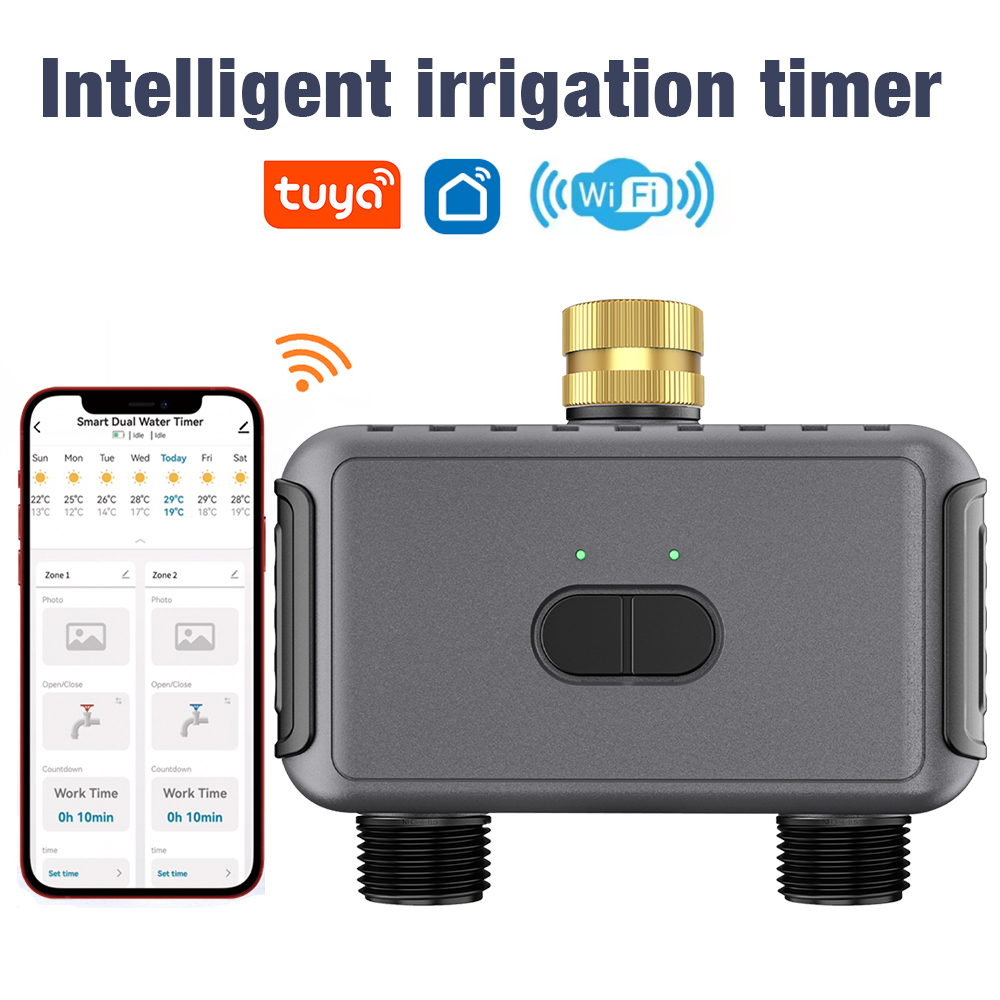 Tuya WiFi Water Timer Smart 2  - Smart Garden Watering Can 评论和价格