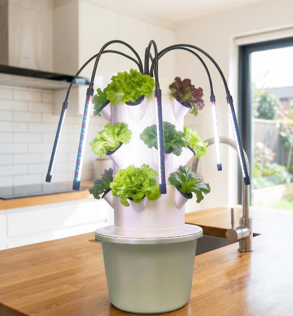 Vertical Hydroponic Growing Sy - Smart Garden Vertical Planter 评论和价格