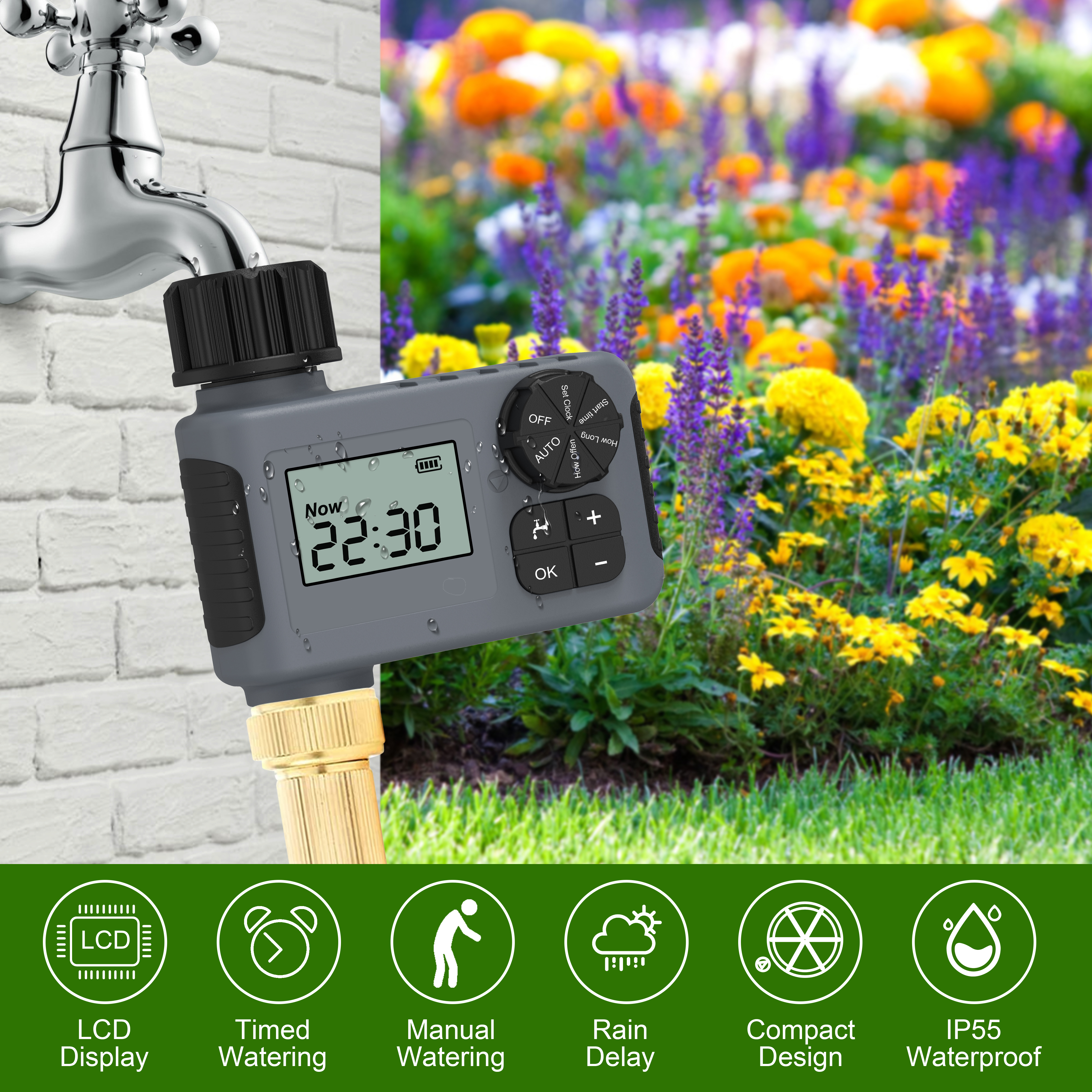 Automatic watering timer intel - Smart Garden Irrigation System 评论和价格