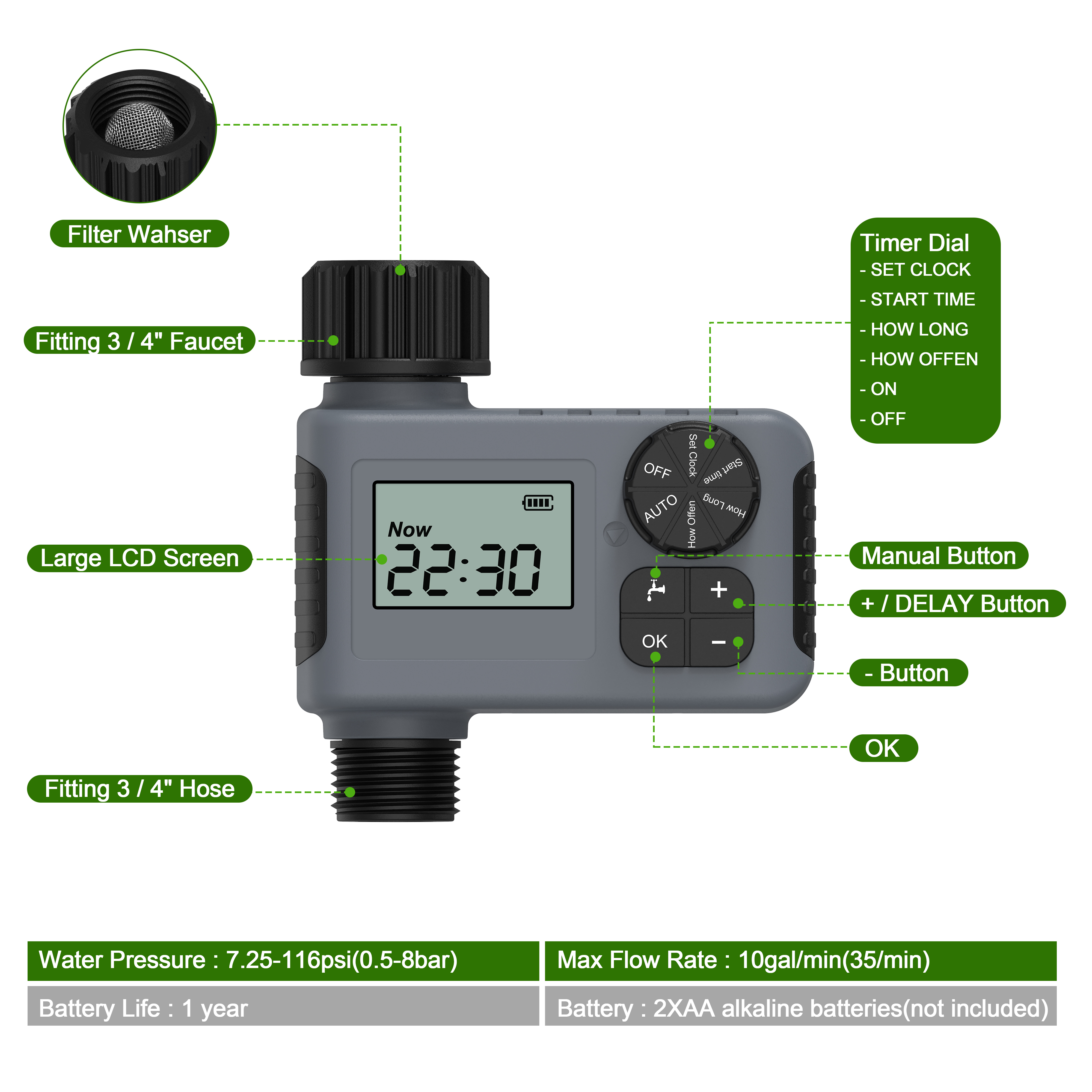 Automatic watering timer intel - Smart Garden Irrigation System 评论和价格