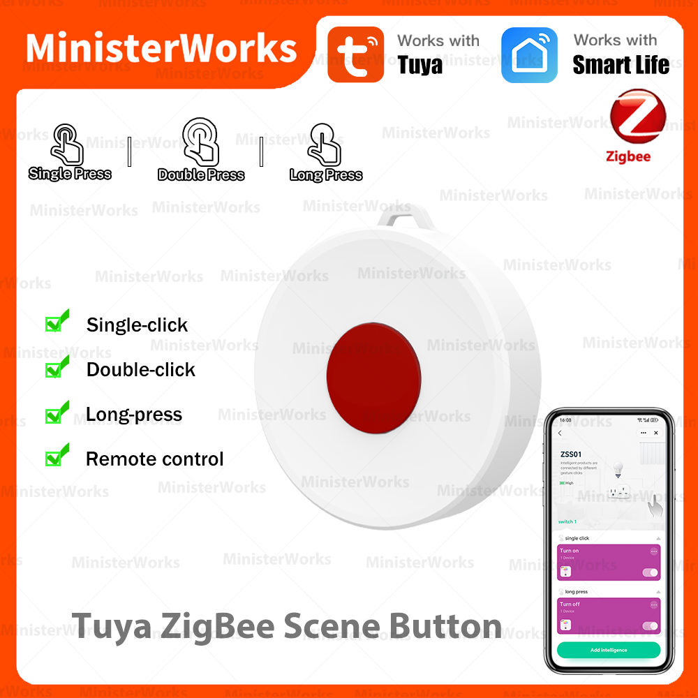 Tuya ZigBee Scene Button IP65  - Smart Garden Arduino 评论和价格
