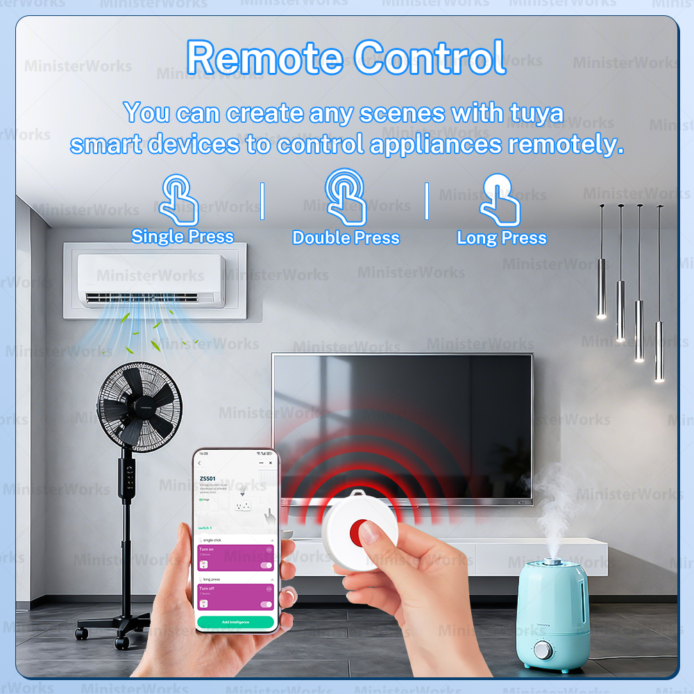 Tuya ZigBee Scene Button IP65  - Smart Garden Arduino 评论和价格