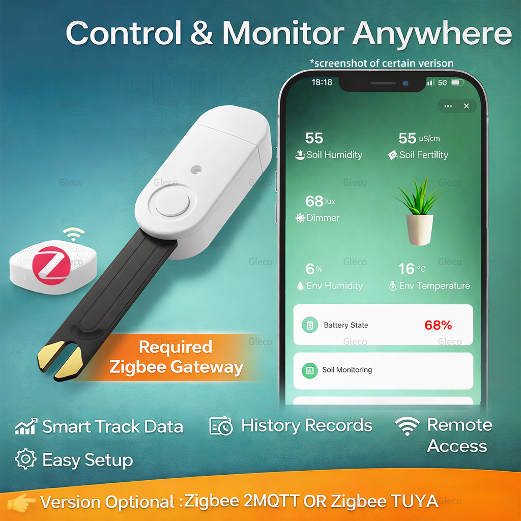Zigbee Temperature Humidity Mo - Smart Garden Monitor 评论和价格