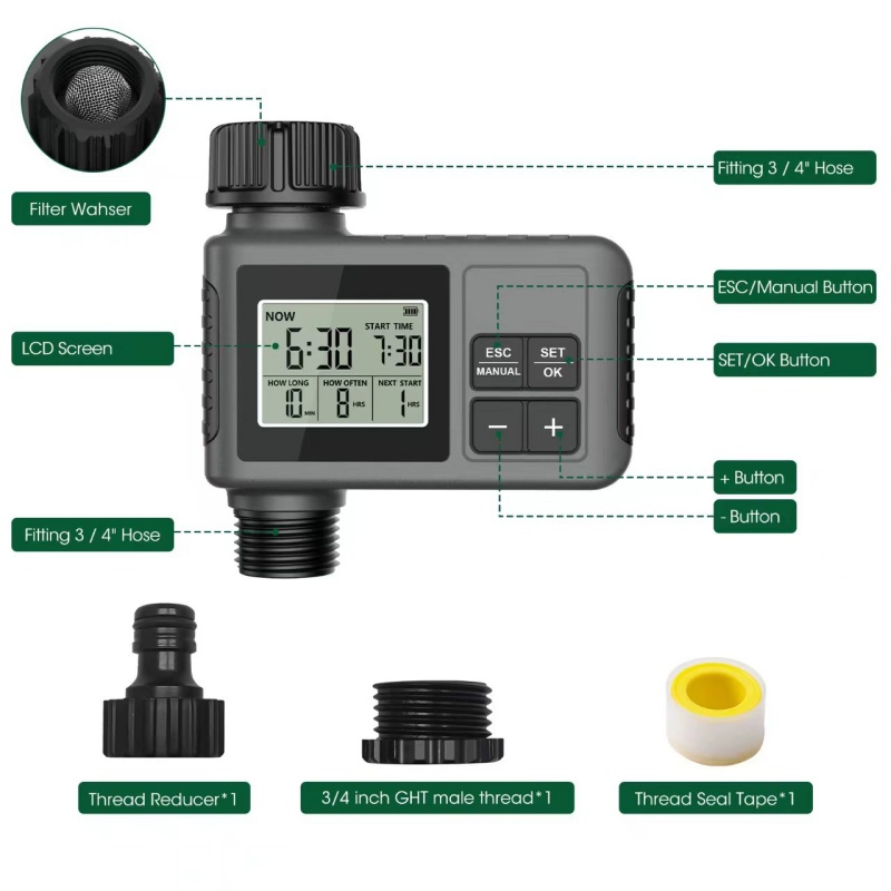 Smart Automatic Watering Timer - Smart Garden Watering Can 评论和价格