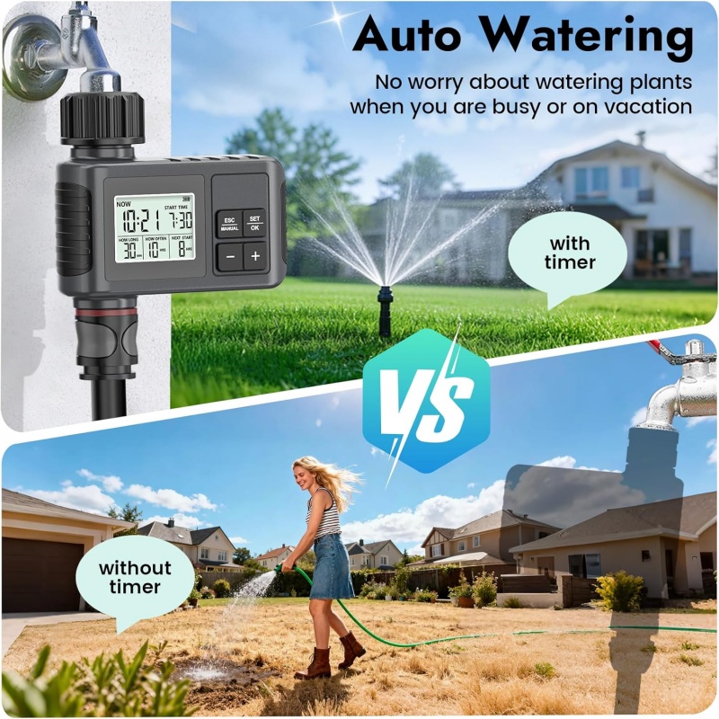 Smart Automatic Watering Timer - Smart Garden Watering Can 评论和价格