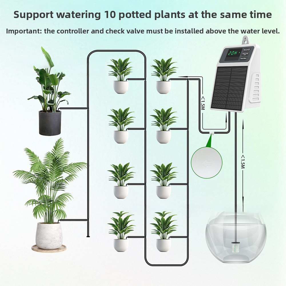 Smart Solar Powered Auto Water - Smart Garden Irrigation System 评论和价格