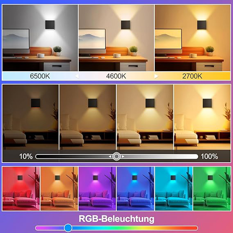 12W LED Outdoor Wall Light RGB - Smart Garden Arduino 评论和价格