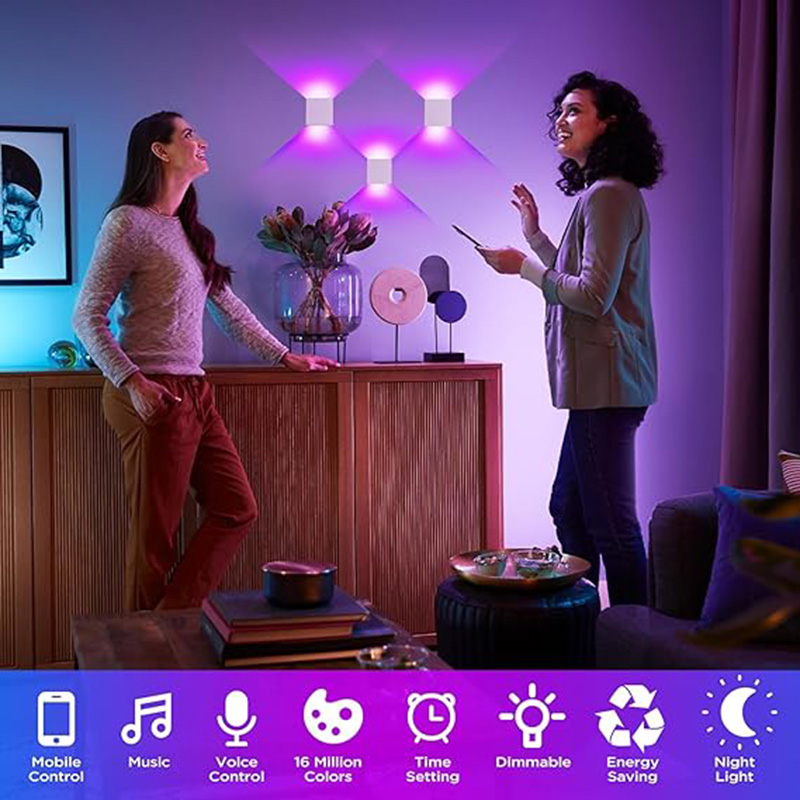 12W LED Outdoor Wall Light RGB - Smart Garden Arduino 评论和价格