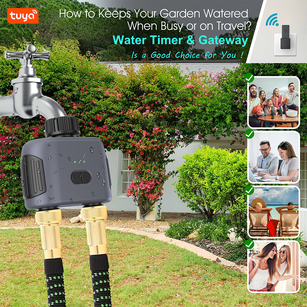 Tuya Zigbee/Bluetooth Water Ti - Smart Garden Watering Can 评论和价格