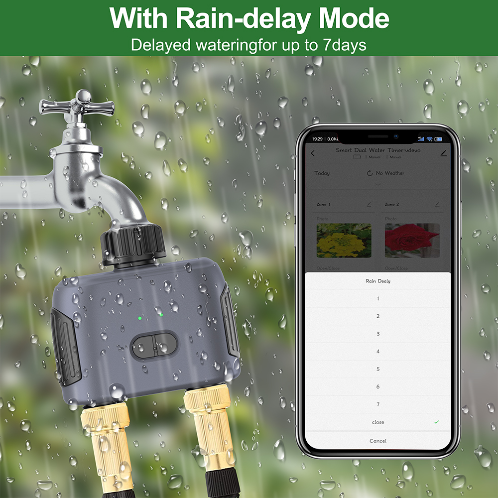 Tuya Zigbee/Bluetooth Water Ti - Smart Garden Watering Can 评论和价格