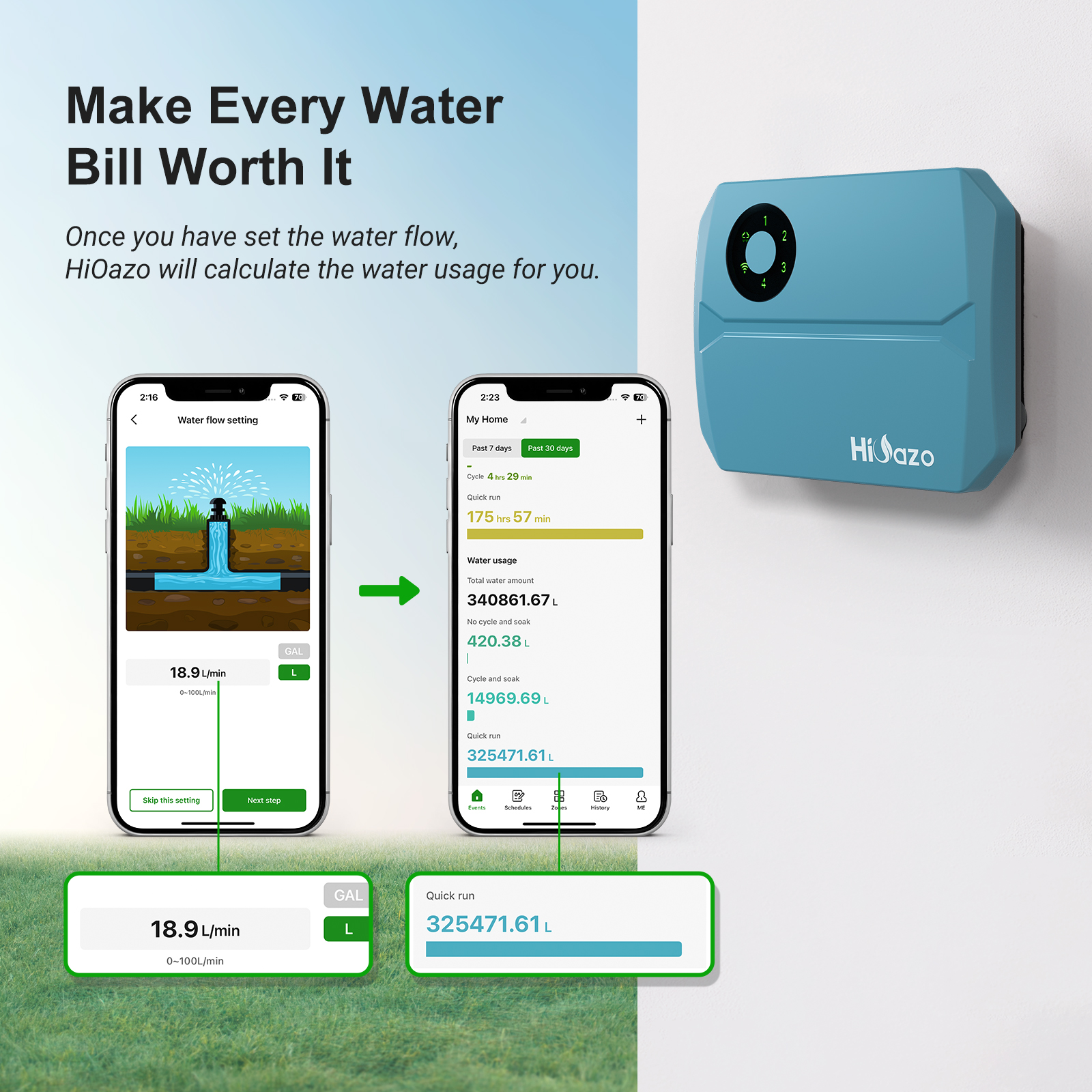 4-Zone Wireless Irrigation Con - Smart Garden Watering Can 评论和价格