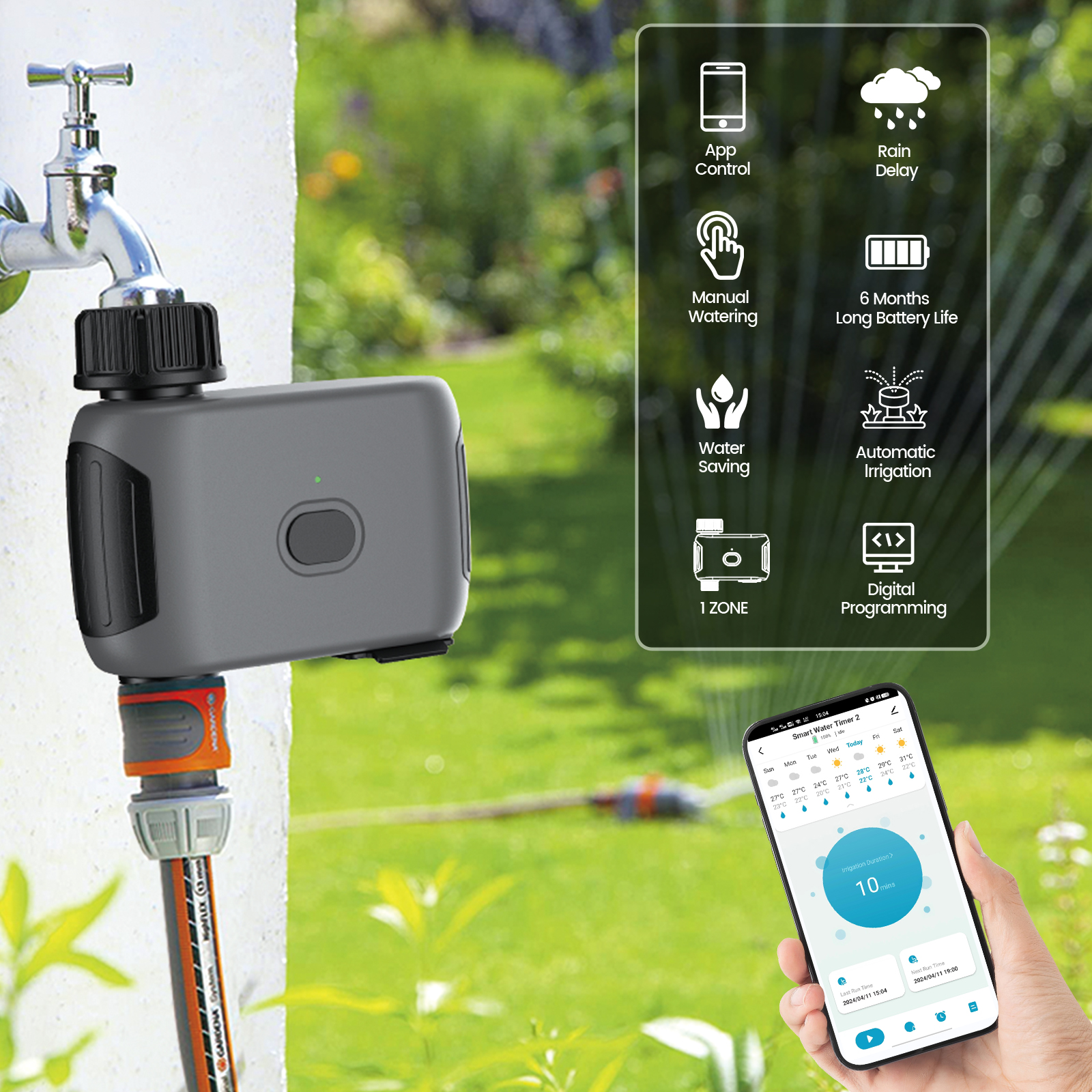 INSOMA automatic plant irrigat - Smart Garden Watering Can 评论和价格