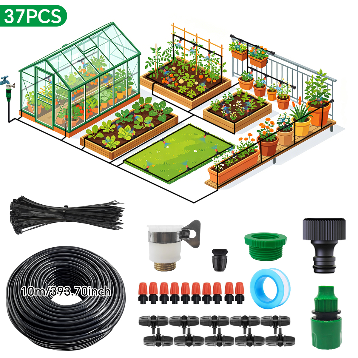 30-5M Garden Irrigation System - Smart Garden Irrigation System 评论和价格