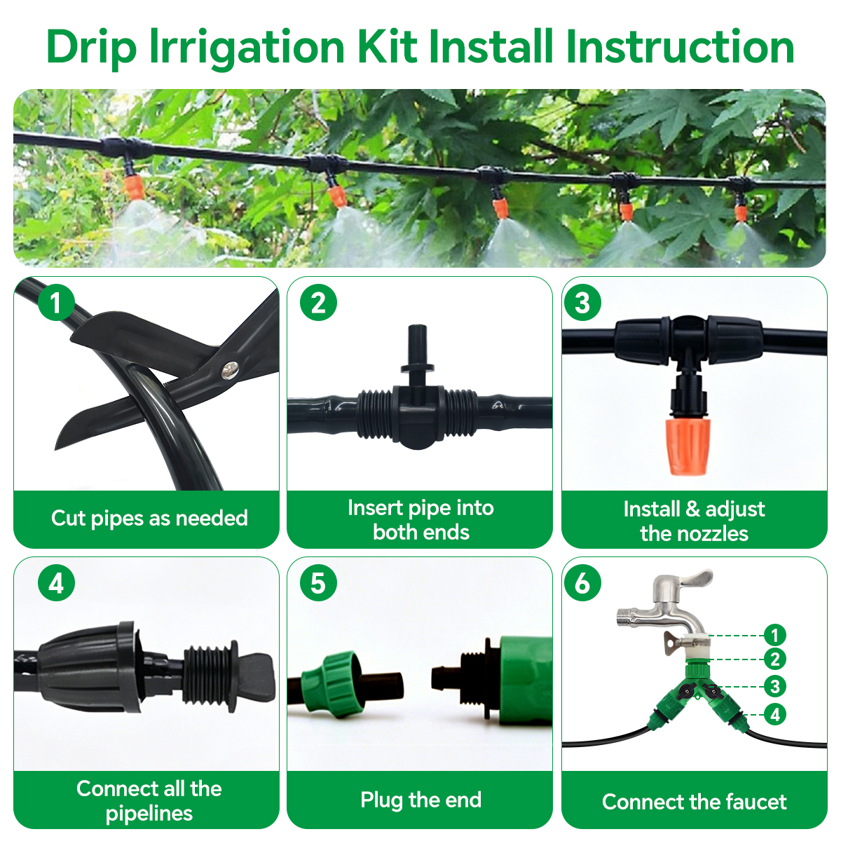 30-5M Garden Irrigation System - Smart Garden Irrigation System 评论和价格