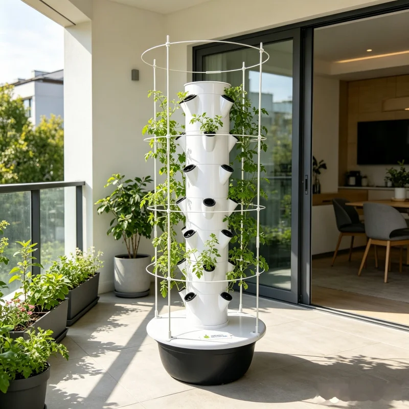 9 Layer Hydroponic Tower Indoo - Smart Garden Vertical Planter 评论和价格