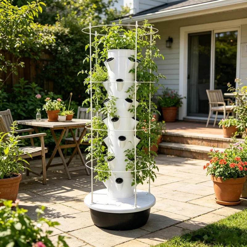 9 Layer Hydroponic Tower Indoo - Smart Garden Vertical Planter 评论和价格