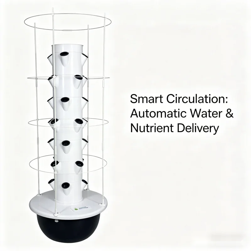 9 Layer Hydroponic Tower Indoo - Smart Garden Vertical Planter 评论和价格