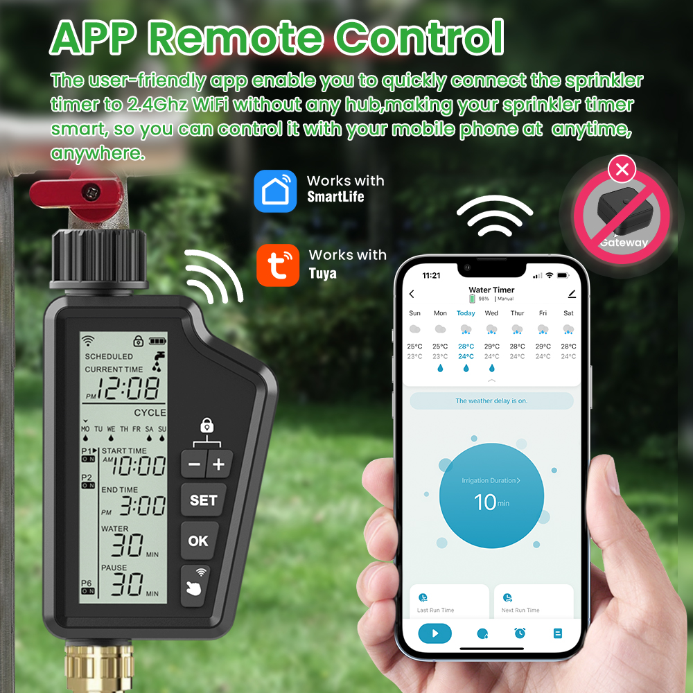 AVATTO Tuya WIFI Smart Garden  - Smart Garden Lock 评论和价格