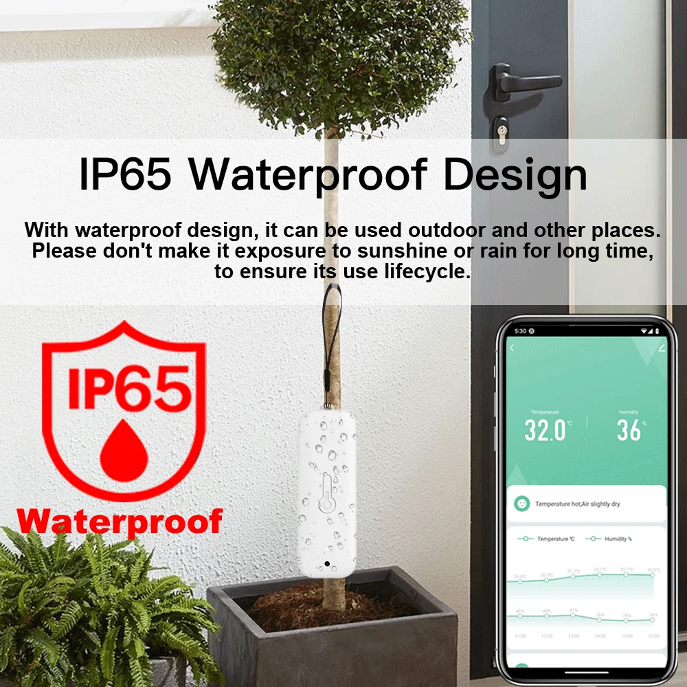 Tuya Zigbee/WiFi Outdoor Tempe - Smart Garden Arduino 评论和价格