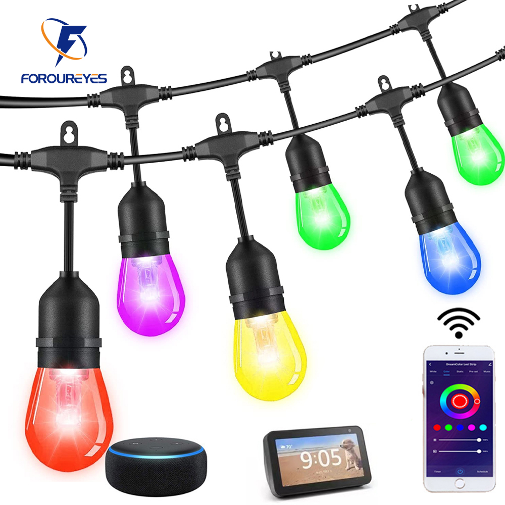 WiFi Tuya Smart RGB LED String - Smart Led Garden 评论和价格