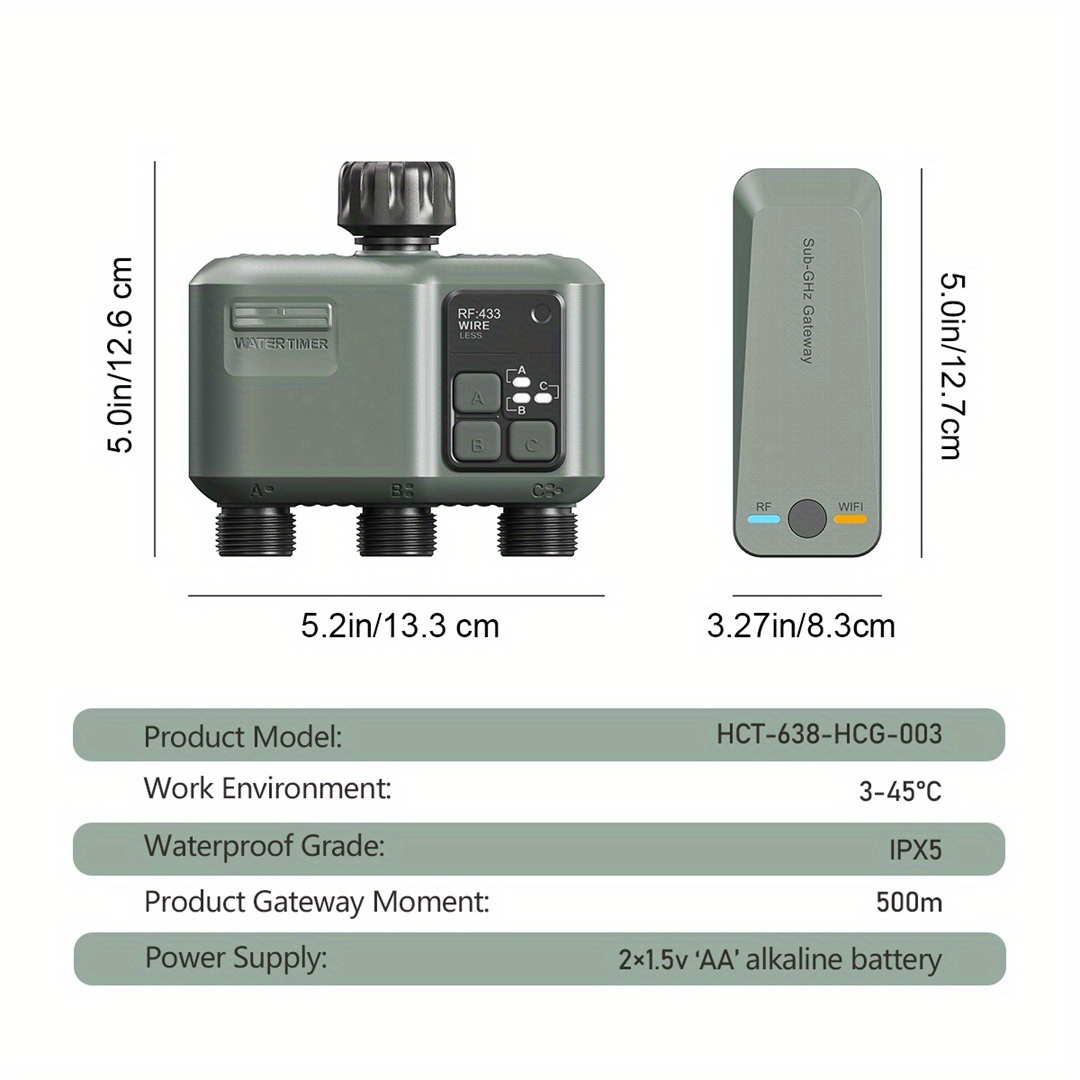 Eshico Smart Sprinkler Timer:  - Smart Garden Irrigation System 评论和价格