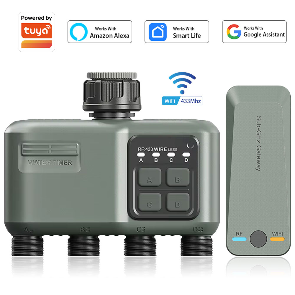 4 Outlet Programmable Water Ti - Smart Garden Monitor 评论和价格