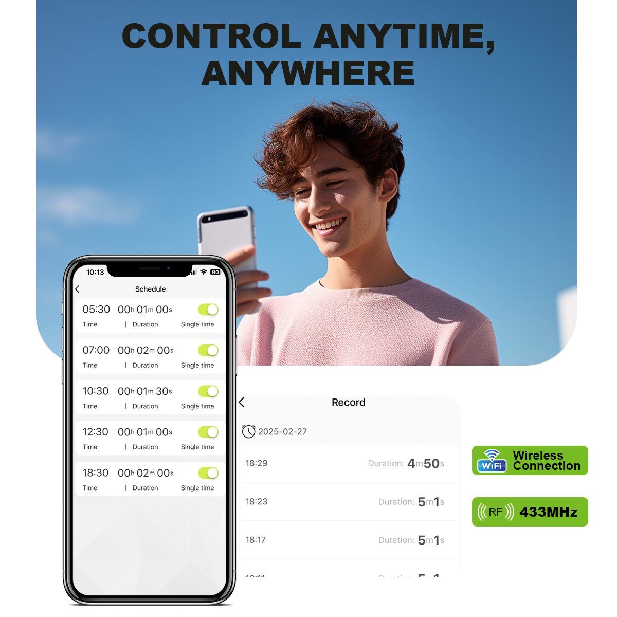 4 Outlet Programmable Water Ti - Smart Garden Monitor 评论和价格