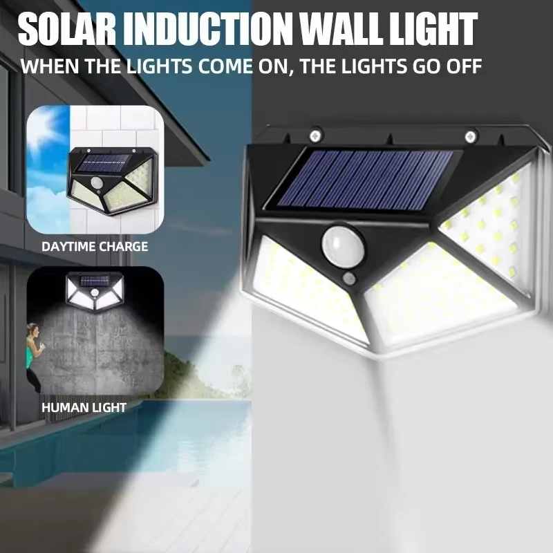 Motion Sensor 100LED Solar Wal - Smart Garden Solar Lights 评论和价格