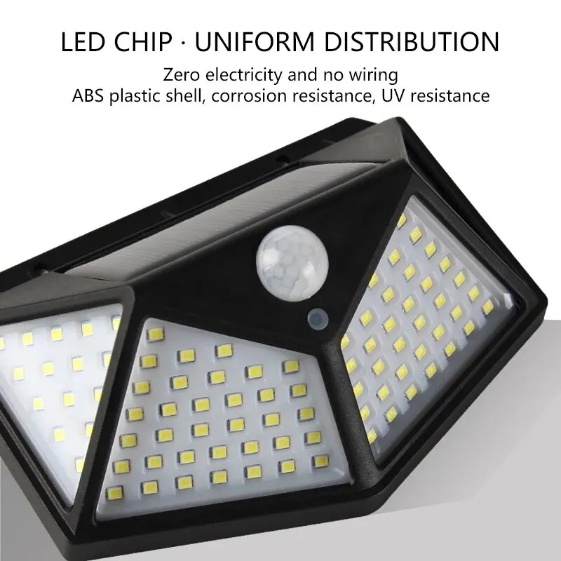 Motion Sensor 100LED Solar Wal - Smart Garden Solar Lights 评论和价格