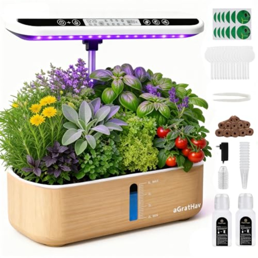 Hydroponics Growing System Kit - Smart Garden Solar Lights 评论和价格