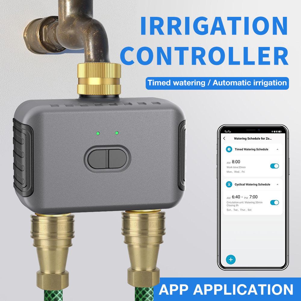 Tuya 2 Zone Watering Timer Gar - Smart Garden Irrigation System 评论和价格