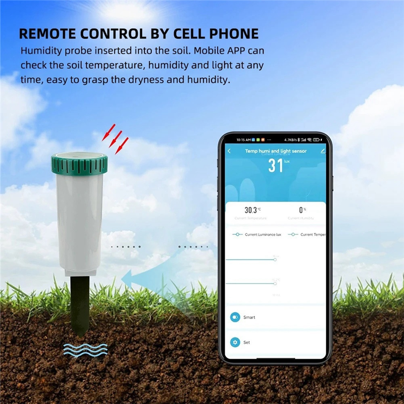 Zigbee Smart 4 In 1 Soil Teste - Smart Garden Monitor 评论和价格